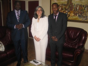 Visite du case matrix network en RDC (rencontre avec le ministre de la justice Luzolo Bambi Lessa)